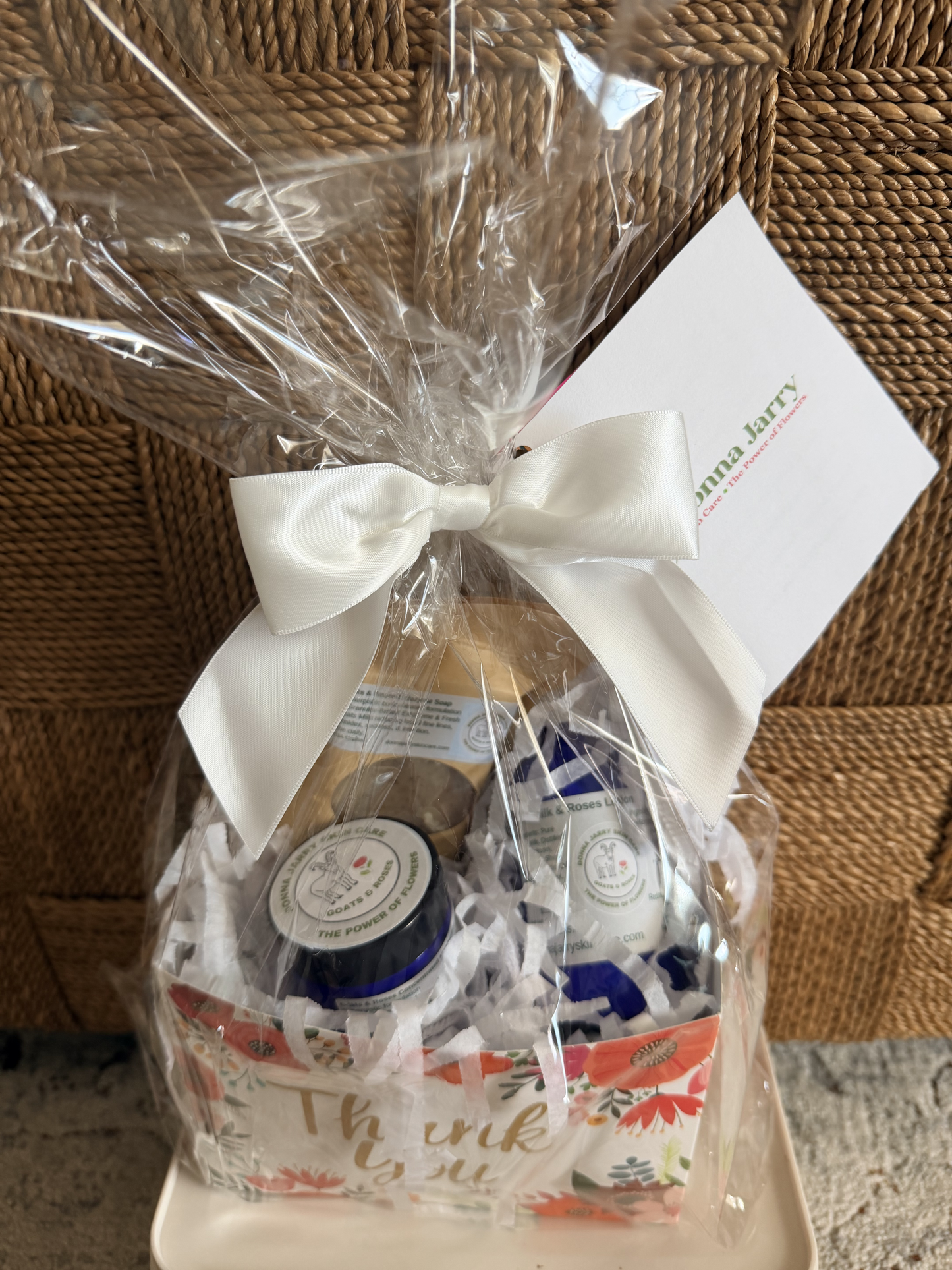 Goats and Roses Gift Basket